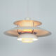 PH5 white hanging lamp by Poul Henningsen for Louis Poulsen