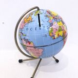 Globe piggy bank, 1950