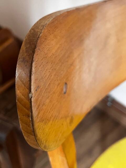 Set of 4 mismatched chairs