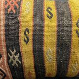 Housse de coussin lombaire en laine