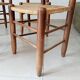 Set of 4 antique mountain chairs in the style of Charlotte Perriand