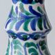 Fajalauza Ceramic Table Lamp with Hand-Woven Lampshade, Granada, Spain
