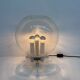 Limburg Glashütte glass table lamp, 1970s