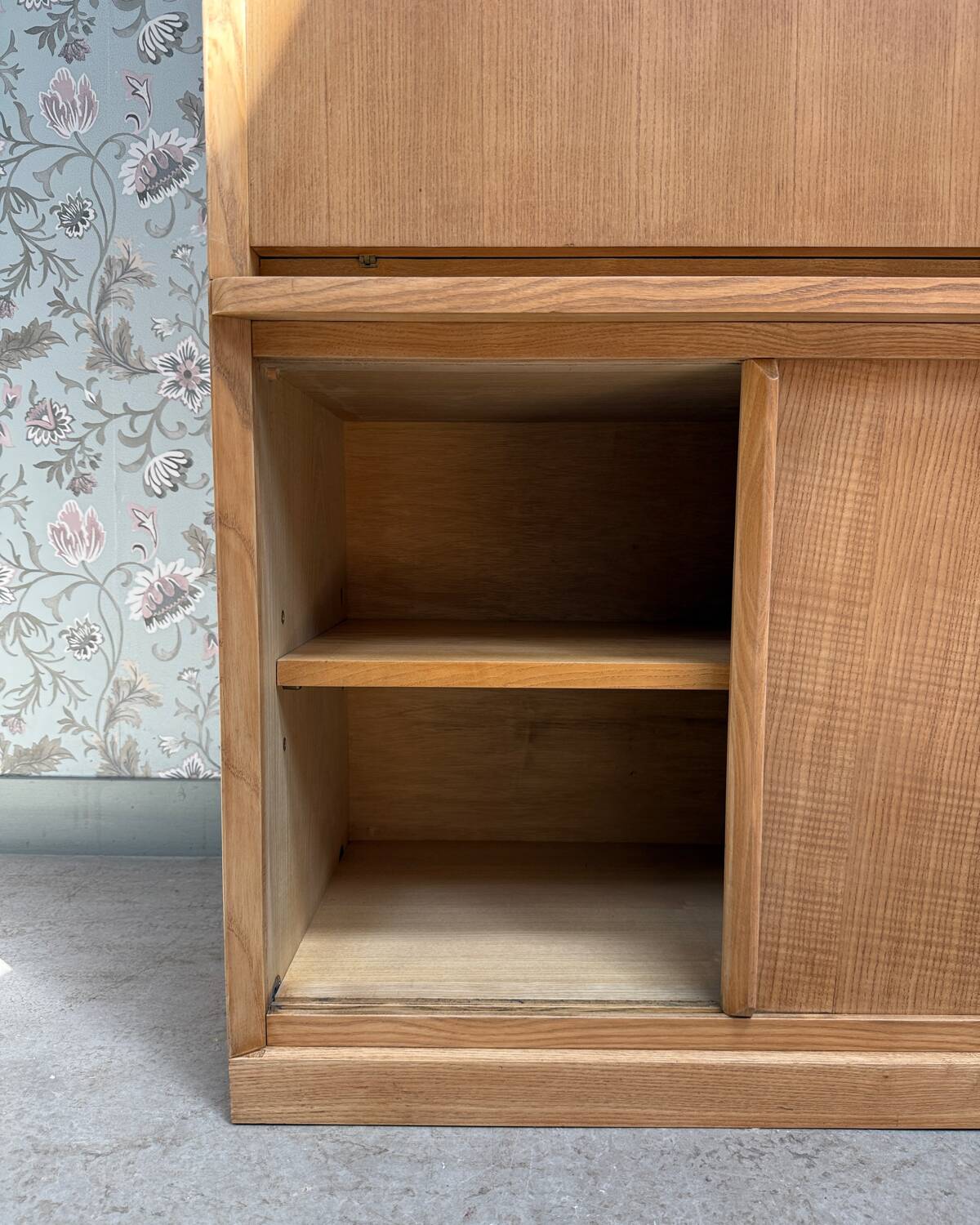 60s-70s oak secretary desk (renovated)