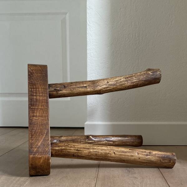 Brutalist tripod stool
