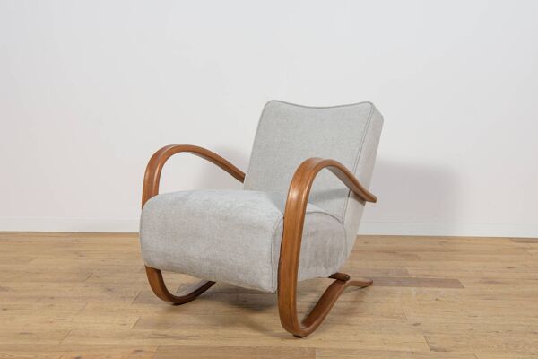 Fauteuil modèle H-269 par Jindřich Halabala pour Up Závody, Tchécoslovaque.