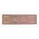 1970s Vintage Turkish Handmade Wool & Cotton Pink Runner Rug 100x339