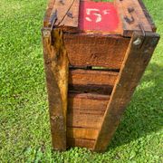 Old bottle rack