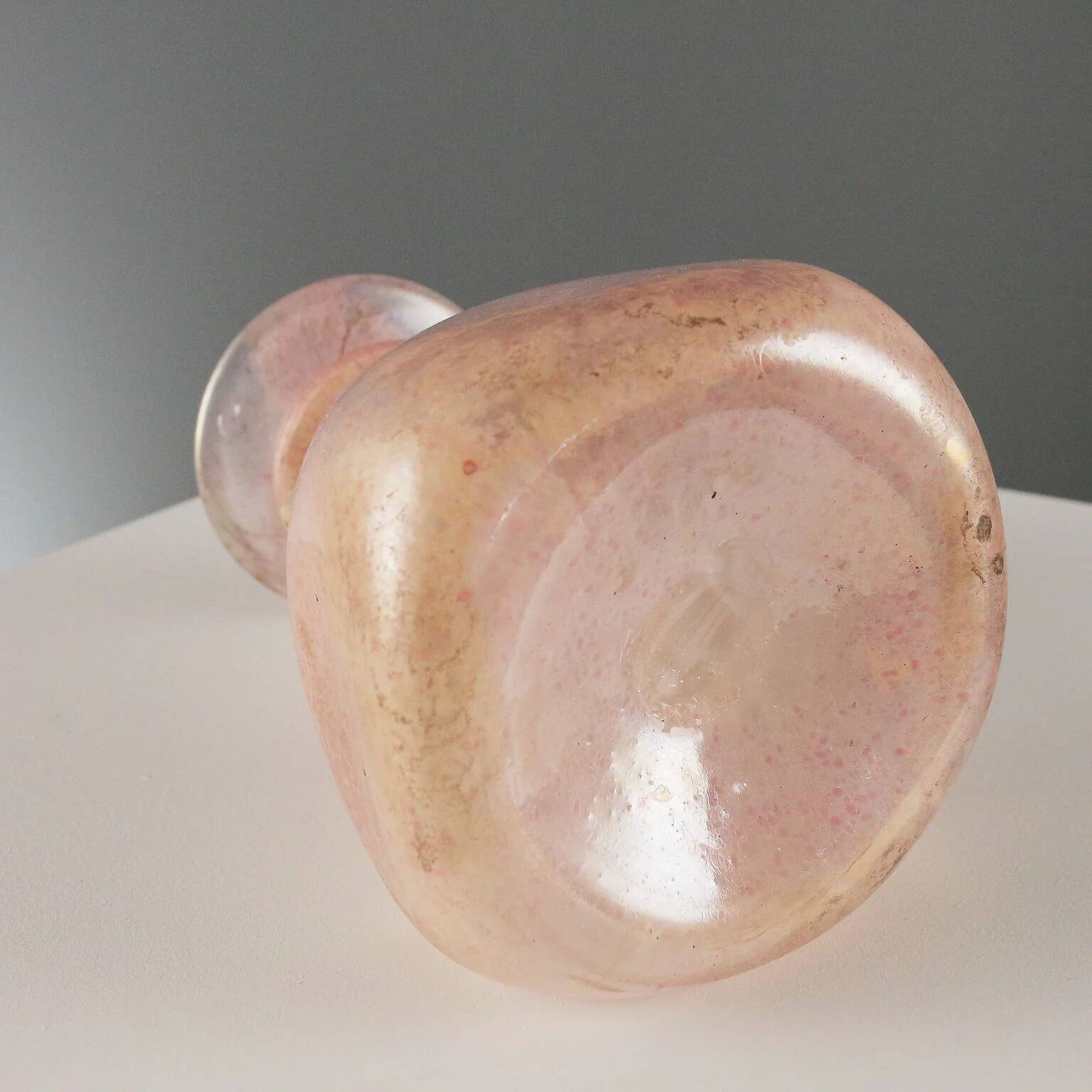 Vintage coloured Murano glass vase, Italy, 1970s