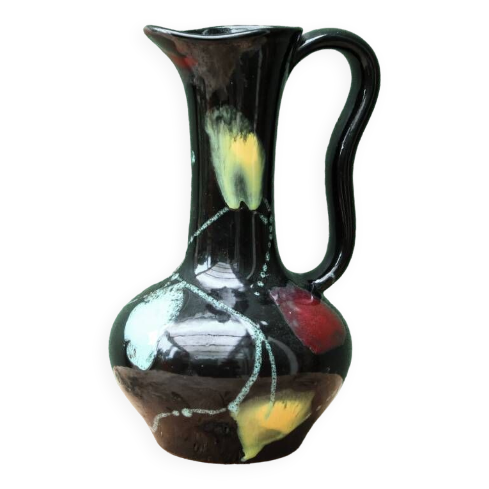 Poet Laval ceramic pitcher