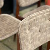 Ensemble de 4 chaises de salle à manger en teck Eric Buch