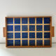 Blue checkered plate unique piece