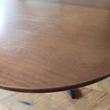 Gudme round Scandinavian extendable dining table vintage 1960