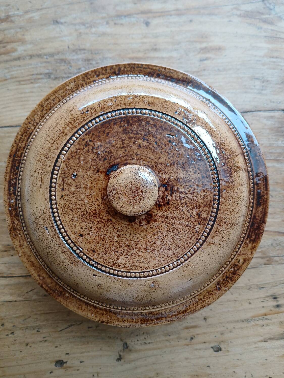 Vegetable salad bowl terracotta pottery