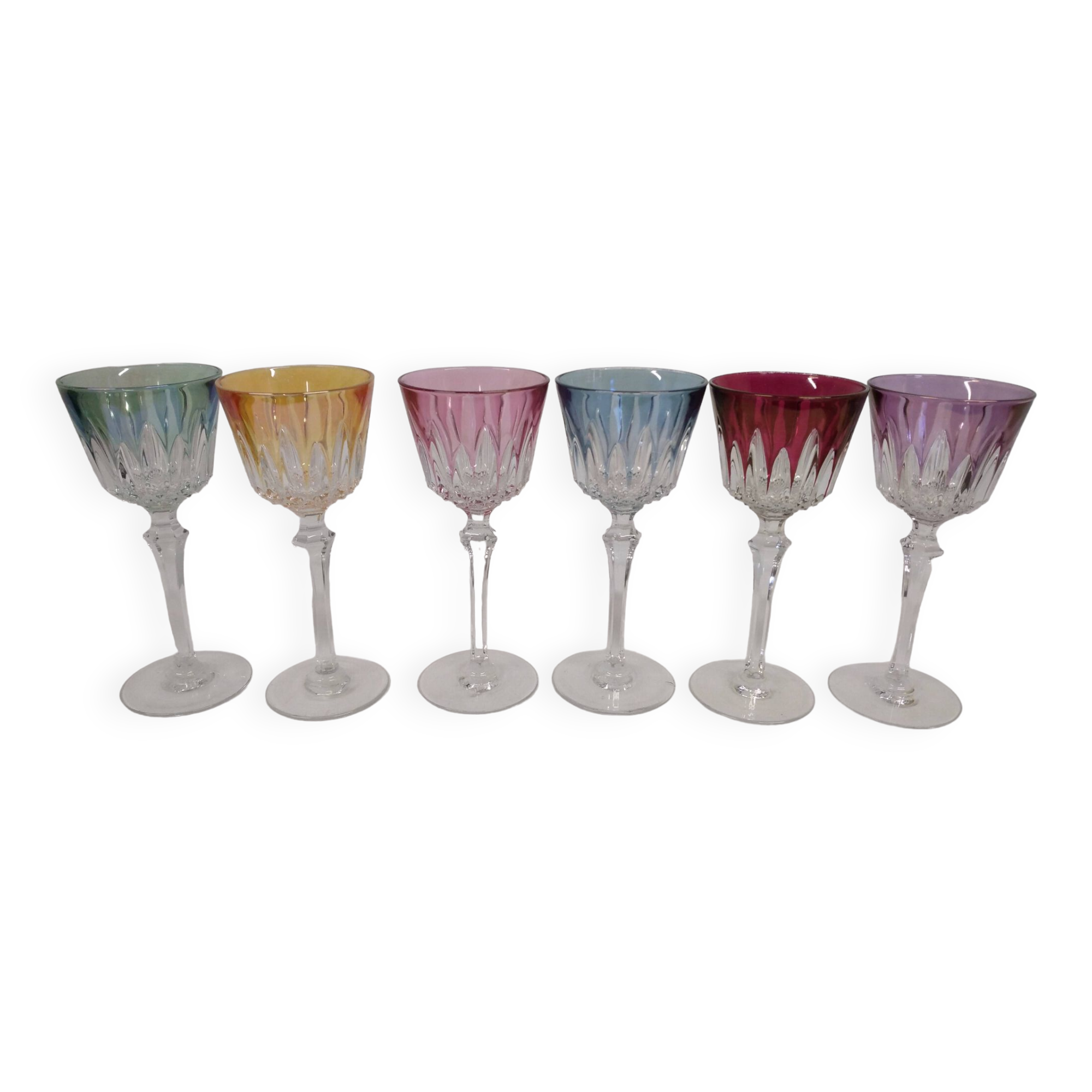Colorful stemware