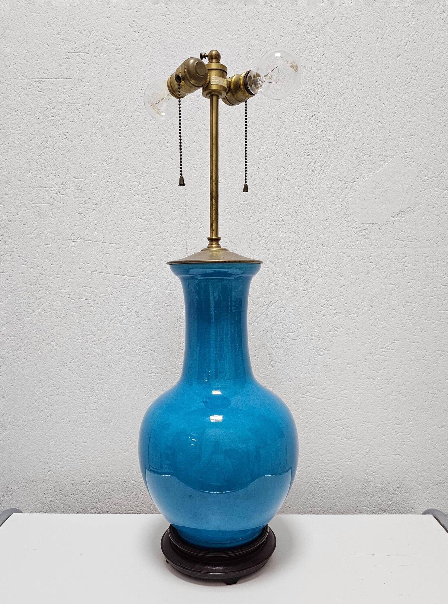 Mid-Century ceramic table lamp by Warren Kessler, 1950s.
