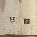 Ermetic salt and pepper shaker by Stéphane Prud'homme in silver metal