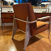 Armchair designed by Jean Prouvé in 1939, by Vitra, Switzerland.