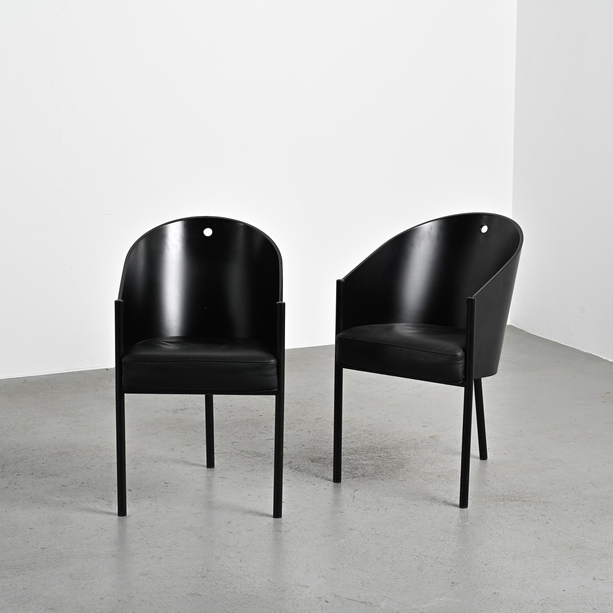 Pair of Costes armchairs by Philippe Starck, circa 1984.