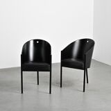 Pair of Costes armchairs by Philippe Starck, circa 1984.