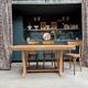 Art Deco extendable oak table (renovated)