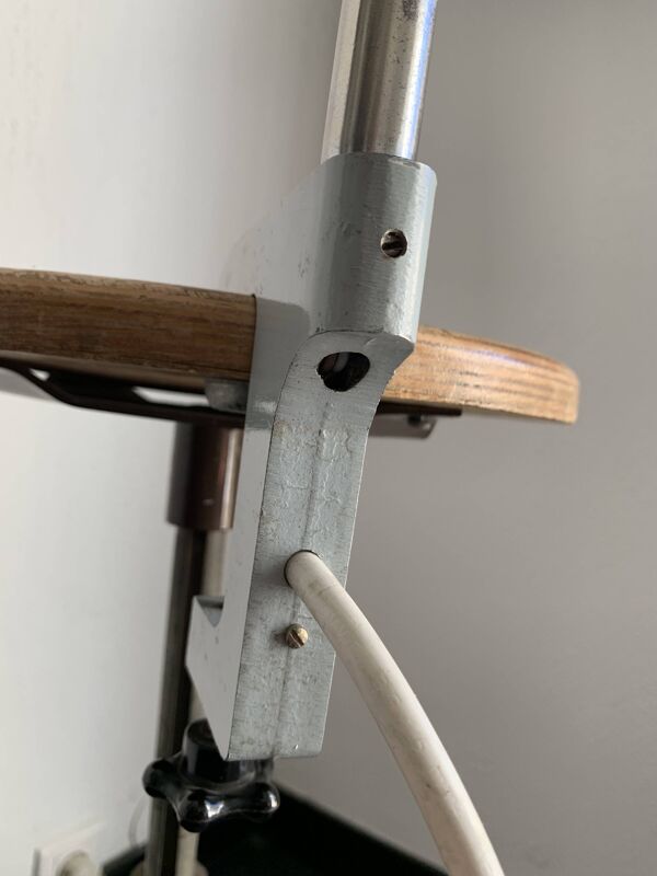 Lampe  vintage 1950 industrielle usine Jumo GS3 quasi neuve - 60 cm