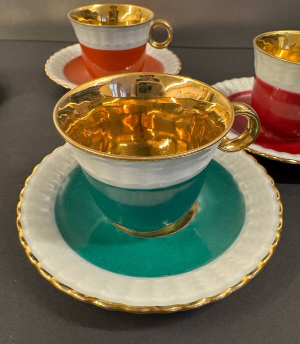 Service à café Bernardaud , Limoges 1920