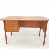 Danish Teak Desk by Gunnar Nielsen Tibergaard, 1960s