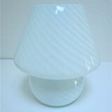 mushroom lamp vintage murano glass