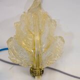 Barovier & Toso wall sconces| Set of 2 | Gold flake glass | Vintage 70's