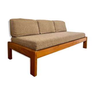 Wooden sofa design Regain France vintage 60s