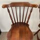 Pair of dutch bistro chairs in solid wood 70s