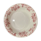 Hollow dish in Iron Earth Saint Amandinoise model Anemone