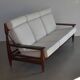 Reupholstered Mid Century Highback Sofa