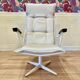 Metal and Bakelite swivel armchair, 1960s design.