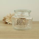 Vintage glass jar with glass lid