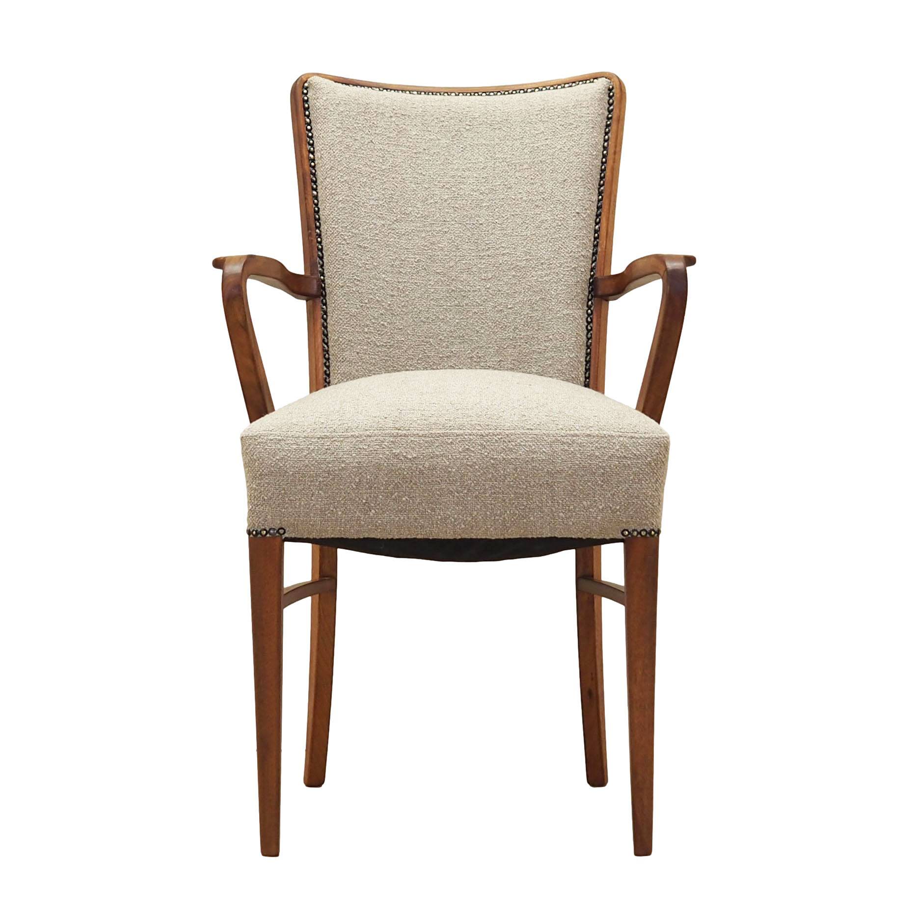 Walnut chair, Danish design, 1970s, production: Denmark