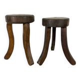 Pair of tripod stool