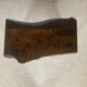 Rustic solid wood coffee table, Wabi-Sabi style, 1970s.