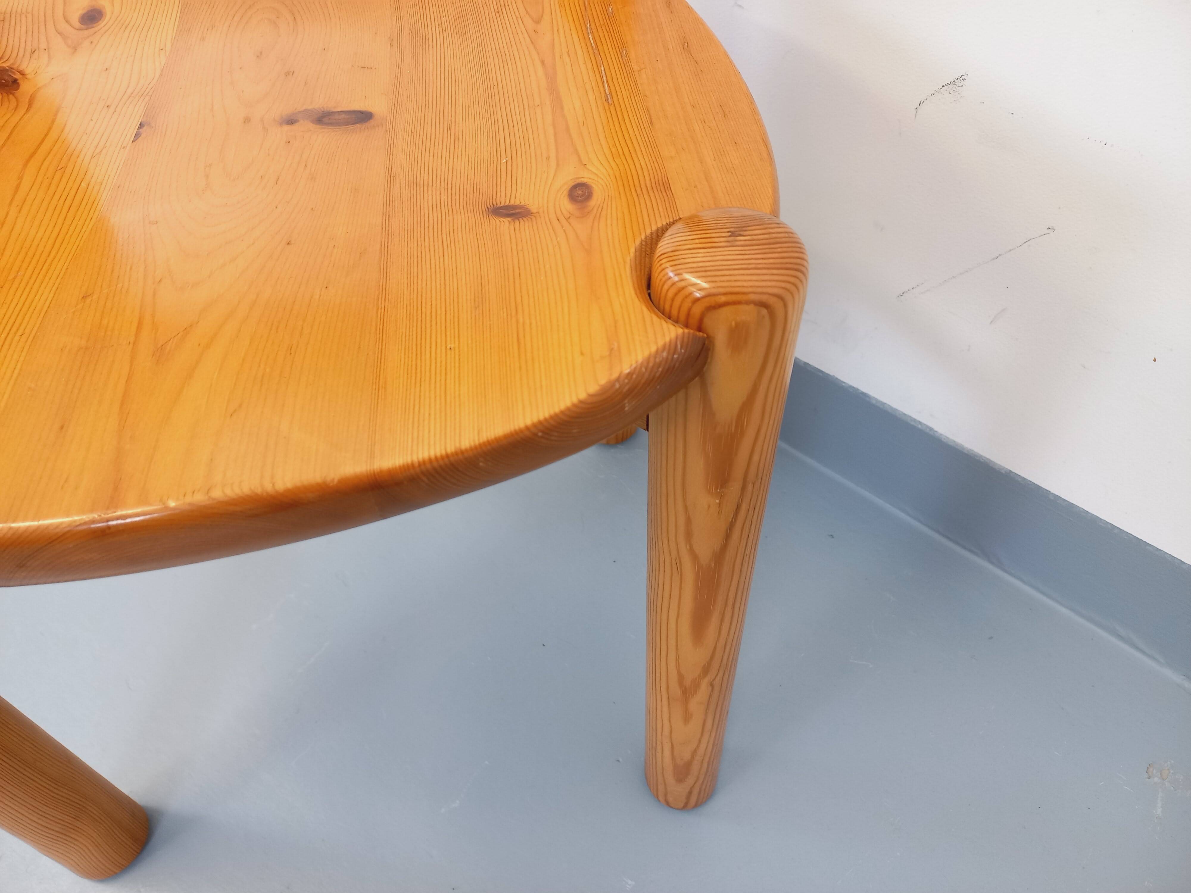Vintage Scandinavian chair Rainer Daumiller in pine from the 60s 70s.