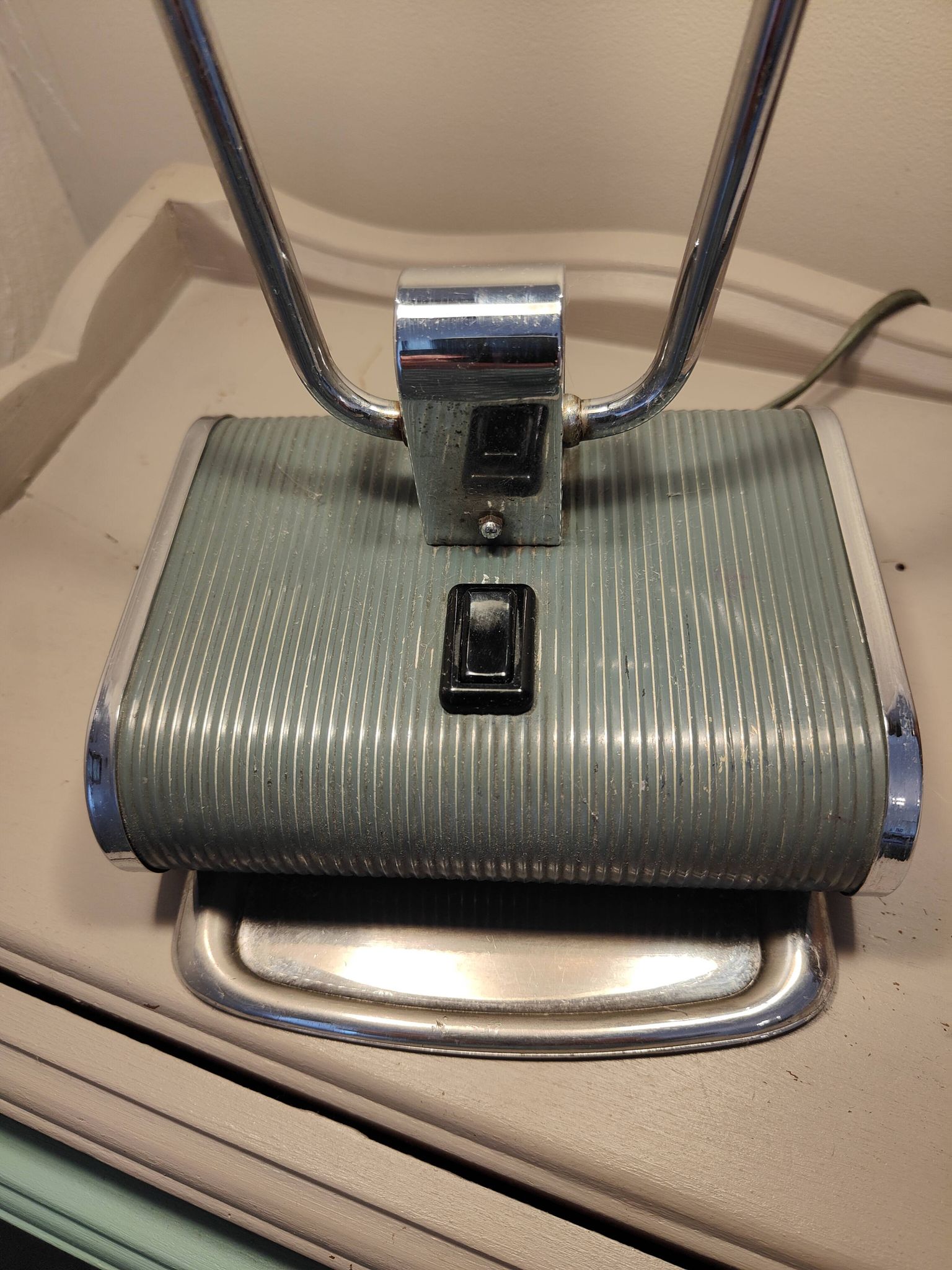 Jumo lamp Grey-green color N71, edition circa 1950
