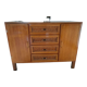 Rattan drawer sideboard