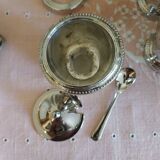 Antique English silver-plated condiment server