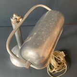 Ancienne lampe de bureau art deco en aluminium, 1920