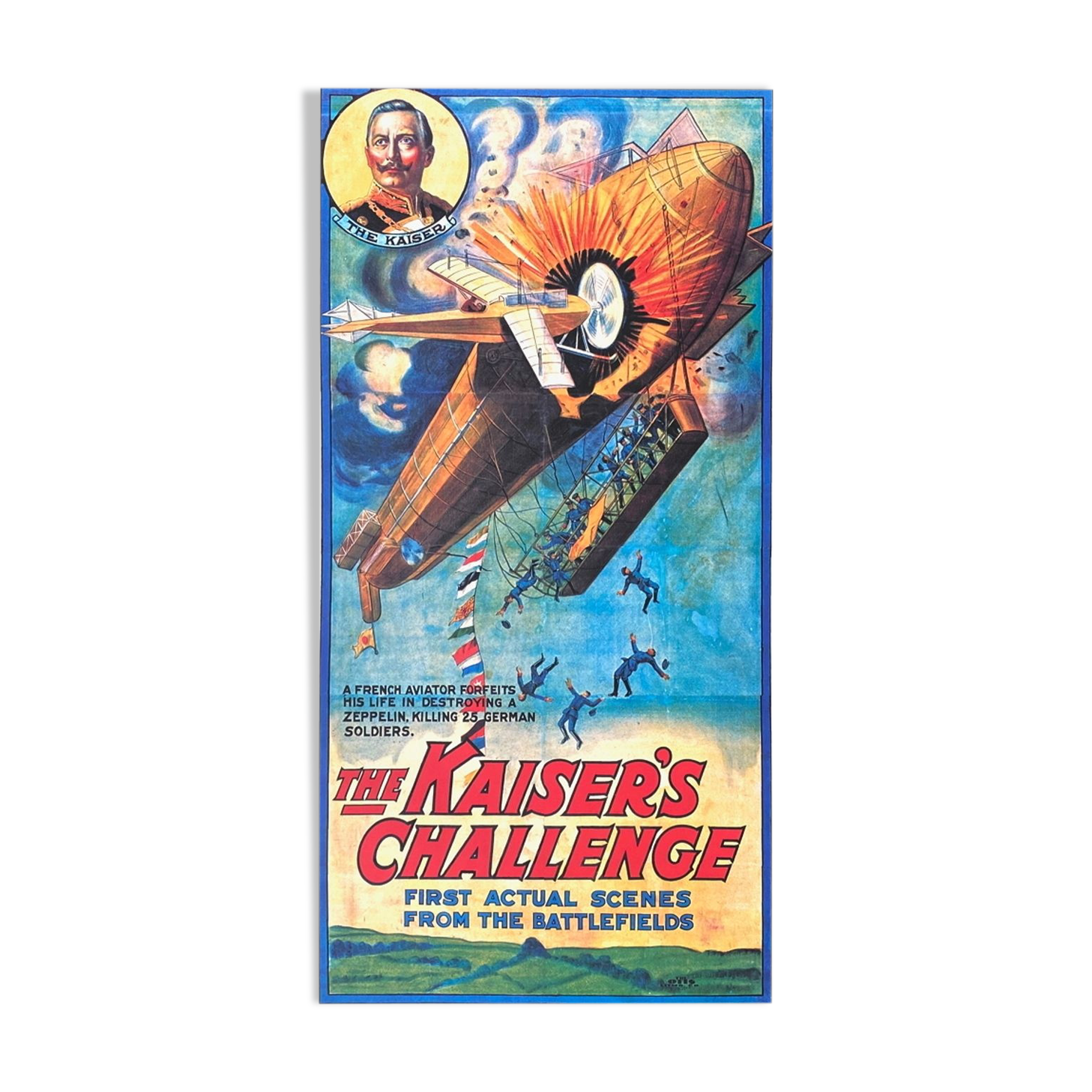 Vintage poster the kayser's challenge