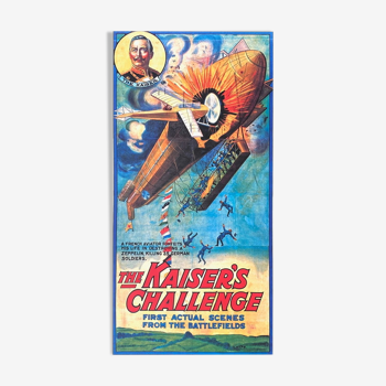 Vintage poster the kayser's challenge