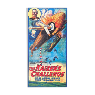 Vintage poster the kayser's challenge