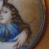 Peinture miniature " Autoportrait "