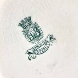 19th century "opaque Gien" iron clay tureen