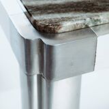 Kho Liang Ie for Artifort dining table marble aluminium, 1970s